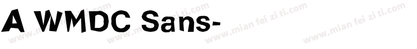 A WMDC Sans字体转换